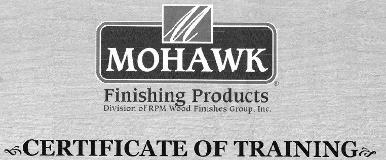 Proudly Trained by Mohawk Finishing  
