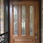 East Dallas Texas Front Wood Door Before Surfaces Rx Refinishing