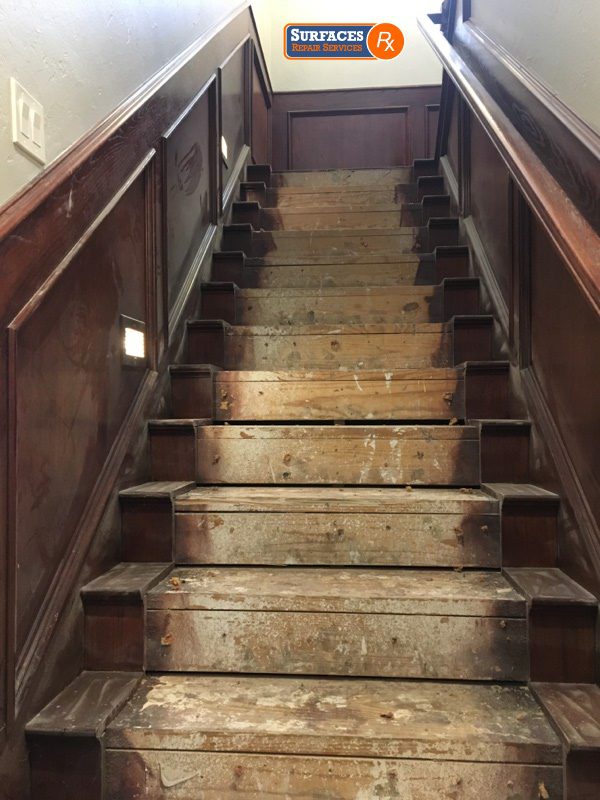 Dallas Stairway Steps Before Refresh