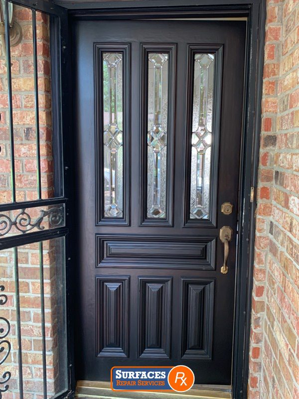 Exterior Door After Surfaces Rx-Refinishing Dallas TX