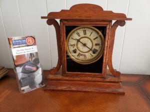 Before Surfaces Rx Vintage Mantel Clock Faux Refinishing
