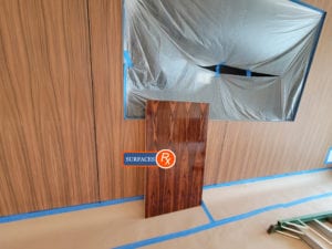 New Wood Veneer Paneling Ready for Finishing Dallas Texas