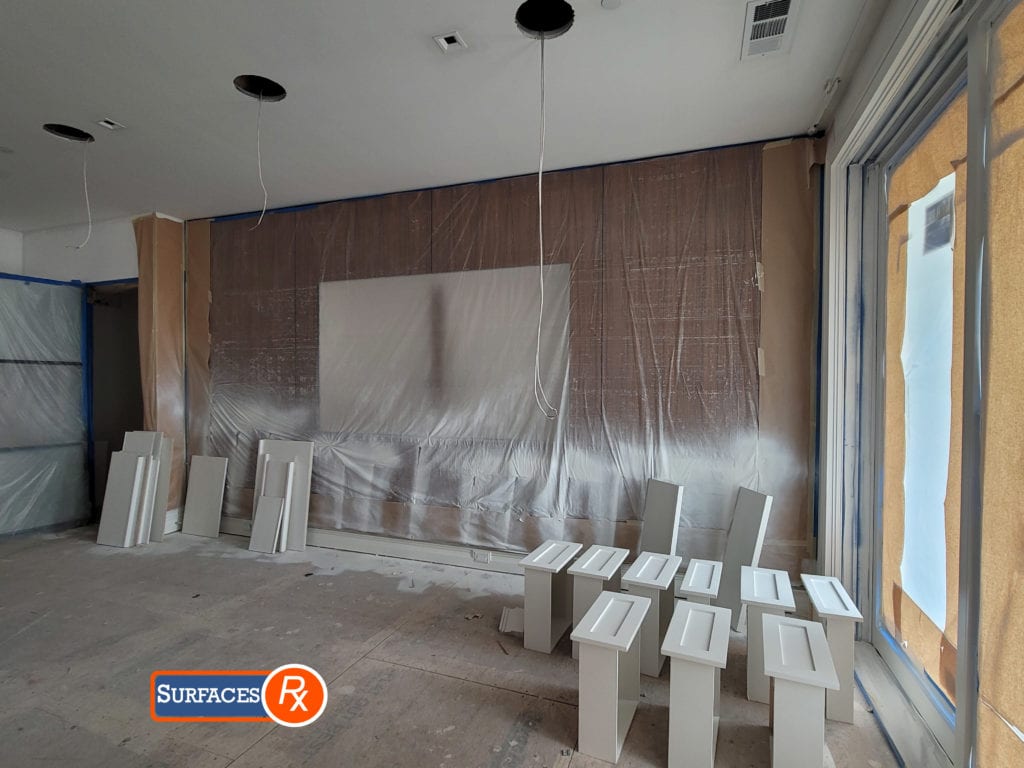 New Wood Veneer Panels Before Finishing