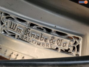 Wm -Knabe Grand Piano During Restoration Dallas Texas