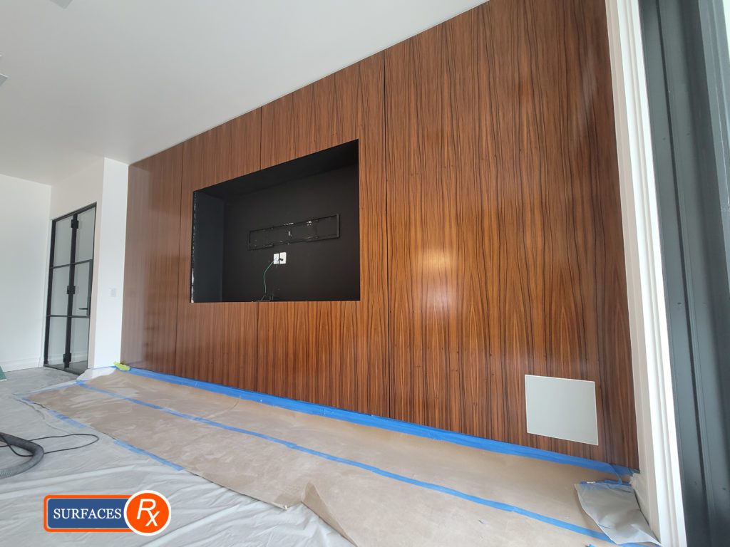 After Luxury Wall Panel Millwork Finishing Dallas Texas