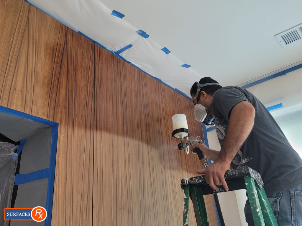During Luxury Wall Panel Millwork Finishing Dallas Texas