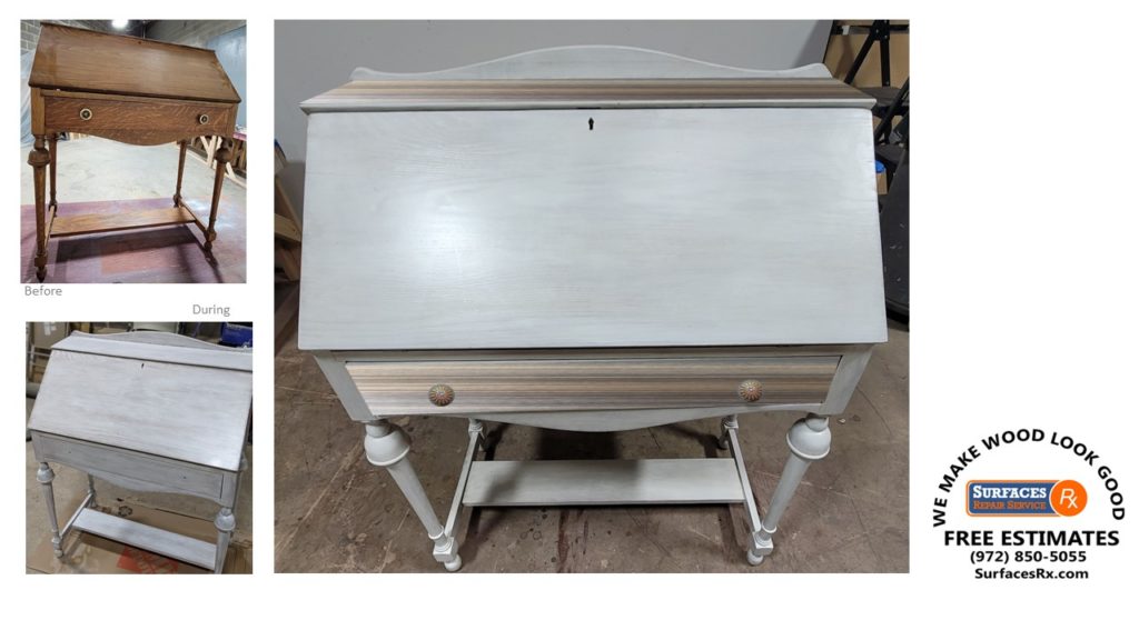 Refinishing-Antique-Secretary-Desk-with-Veneer-By-Surfaces-Rx-Dallas-10