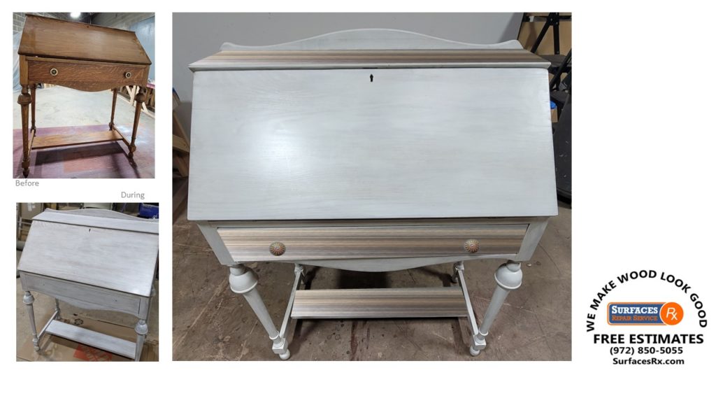 Refinishing-Antique-Secretary-Desk-with-Veneer-By-Surfaces-Rx-Dallas-8